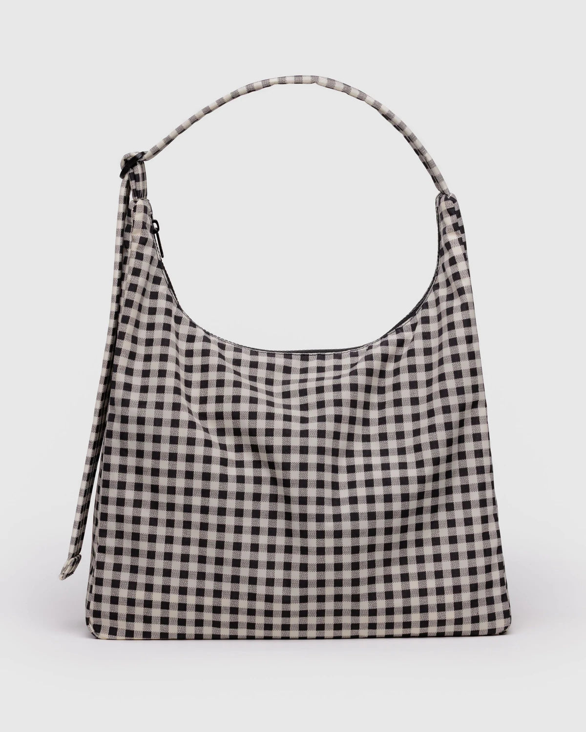 nylon-shoulder-bag-black-white-gingham-key-leash