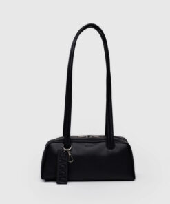 Small Recycled Leather Bowler Bag