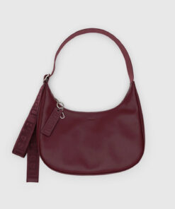 Alternative view of Medium Recycled Leather Crescent Bag