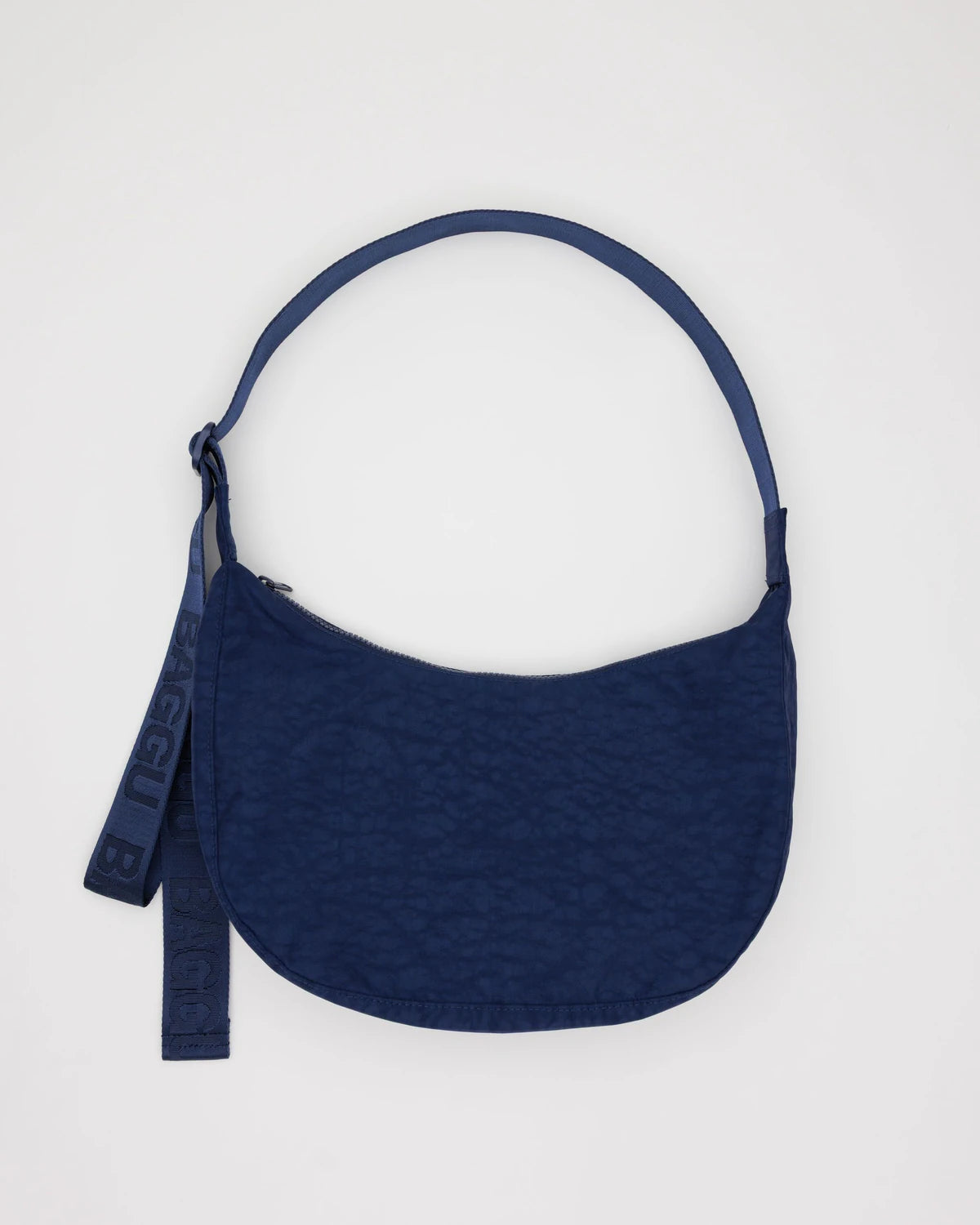 medium-nylon-crescent-bag-navy-key-leash